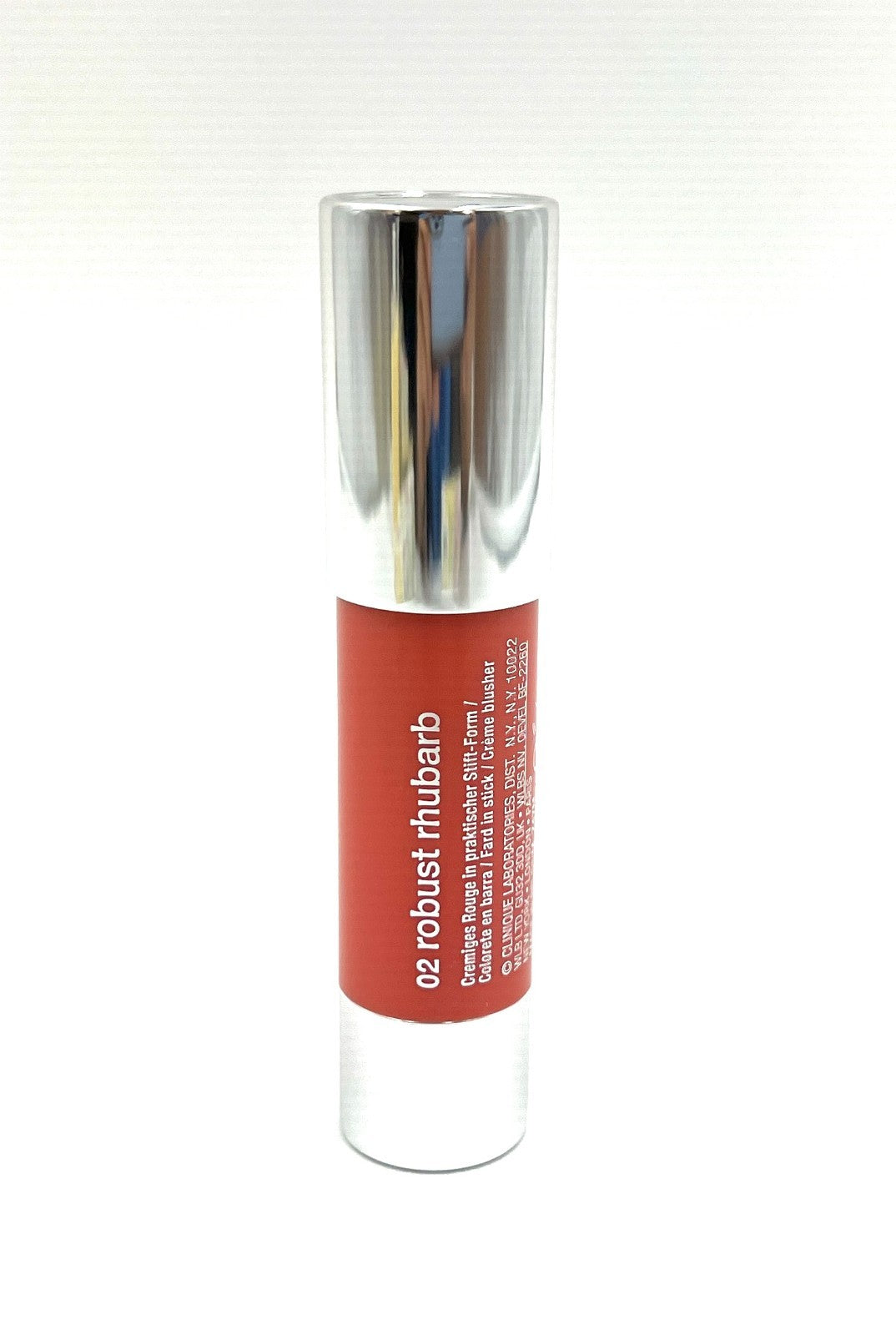 Clinique Cheek Color Balm 02 Robust Rhubarb Full Size - Natural Lip & Cheek Makeup