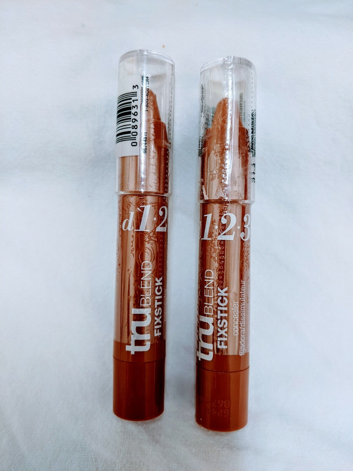 2 Pack Covergirl Tru Blend Fixstick Concealer Medium Deep New Sealed