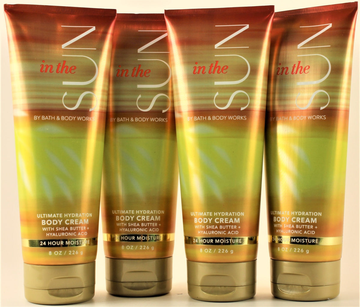In The Sun Body Cream Lotion, 8oz - Set of 4