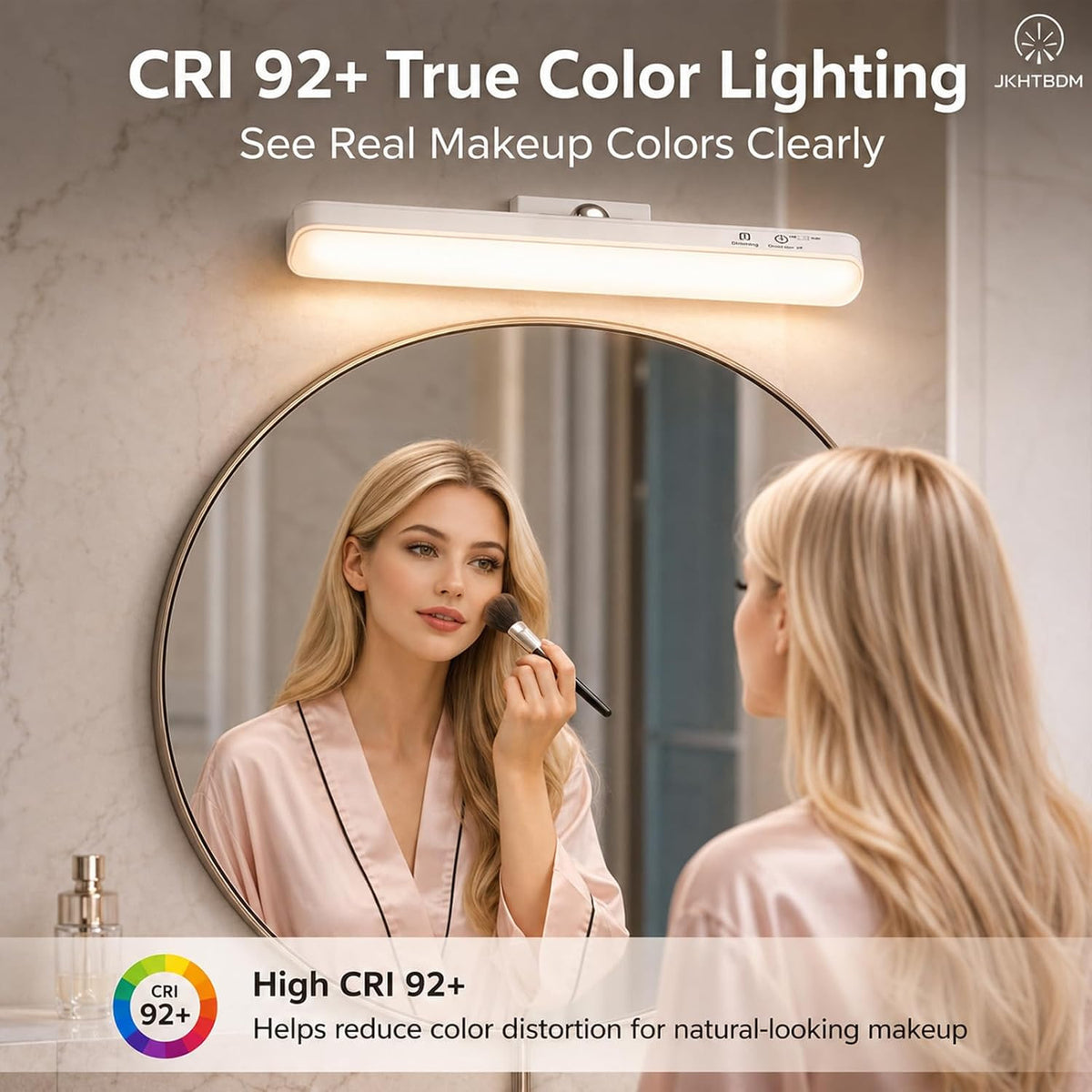 Rechargeable LED Light Bar for Vanity Mirror - Wireless Dimmable Makeup Lighting