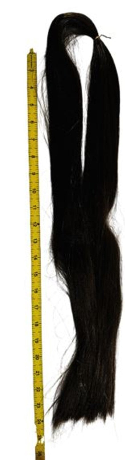 Women's Wavy Synthetic Hair Extension - 24 Inch Dark Brown, Tangle-Free & Heat-Resistant
