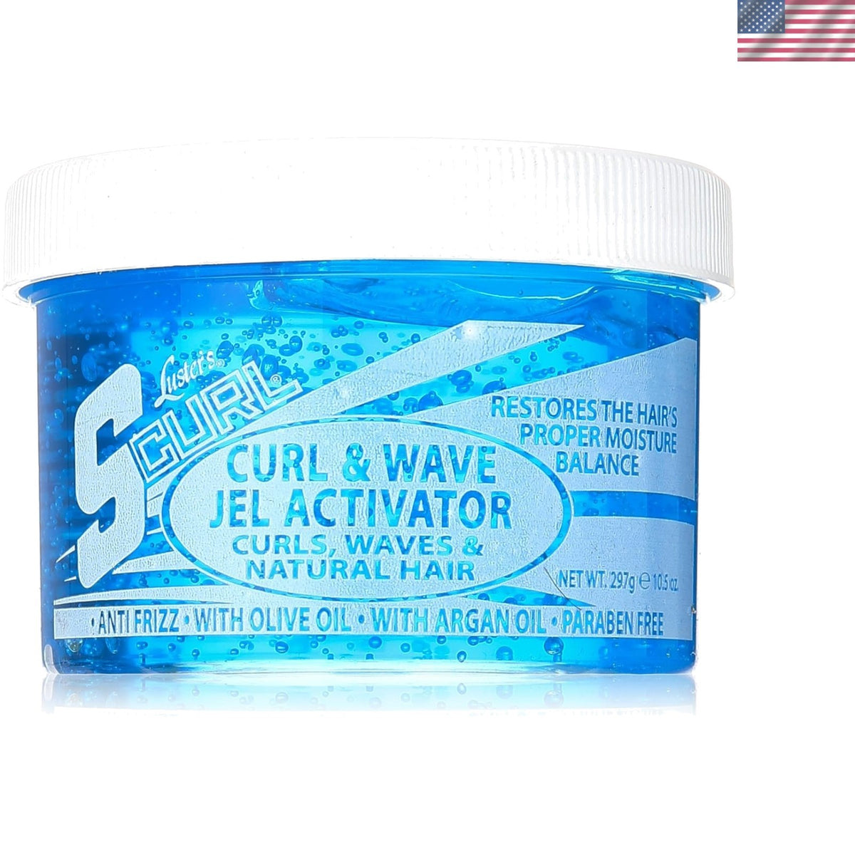 Curl Wave Styling Gel - 10.5 Ounce for Defined, Voluminous Hair