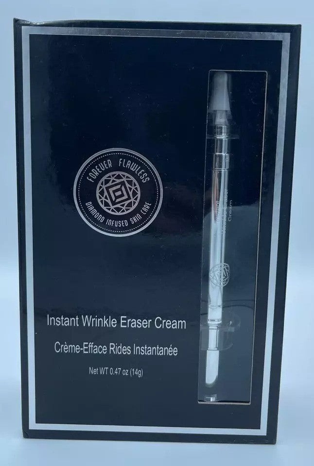 Instant Wrinkle Eraser Cream with Diamond Powder - Anti-Aging Facial Treatment 14g