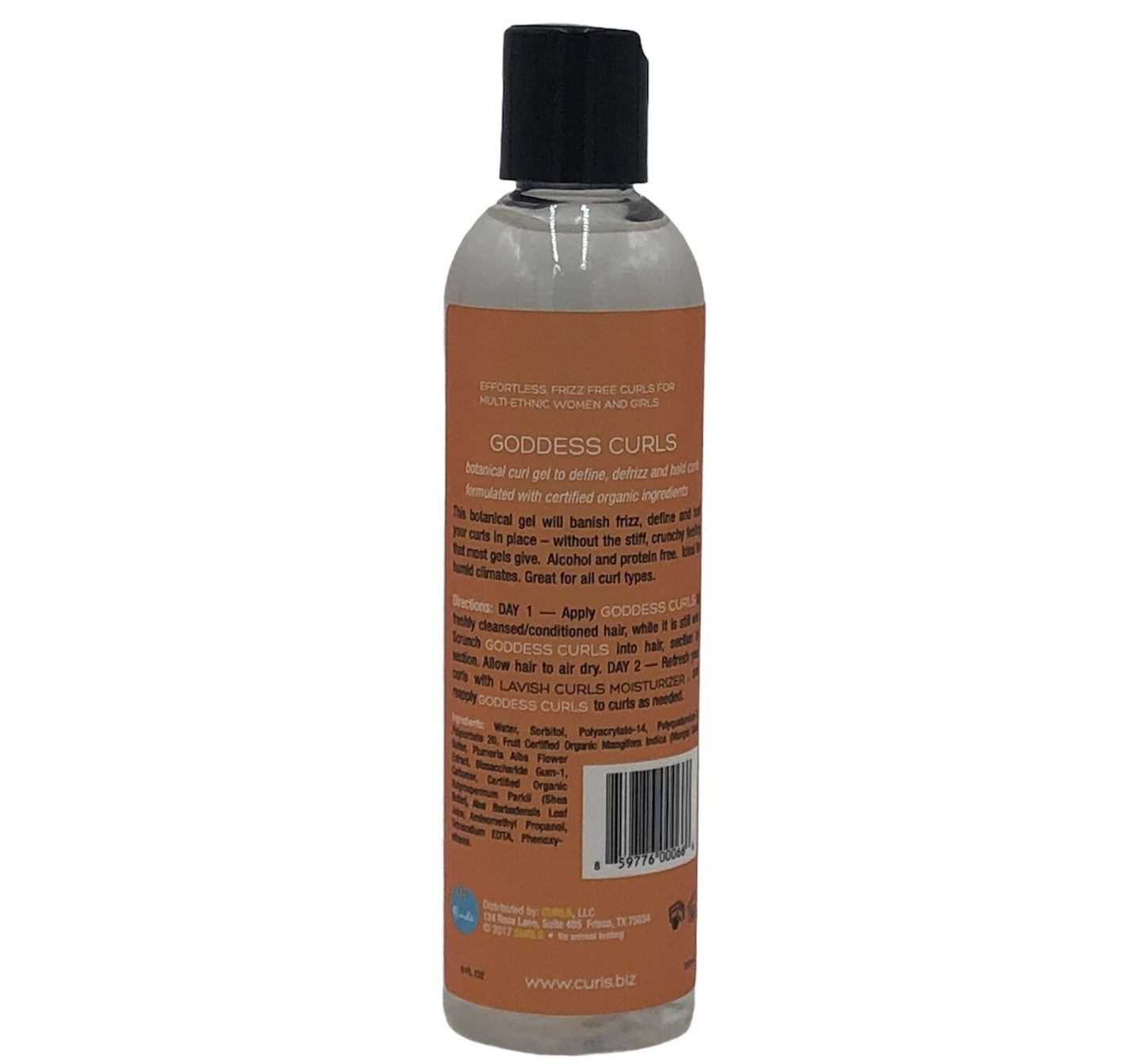 Botanical Curl Gel for Curly Hair - Mango Shea & Plumeria - 8 oz 2 Pack