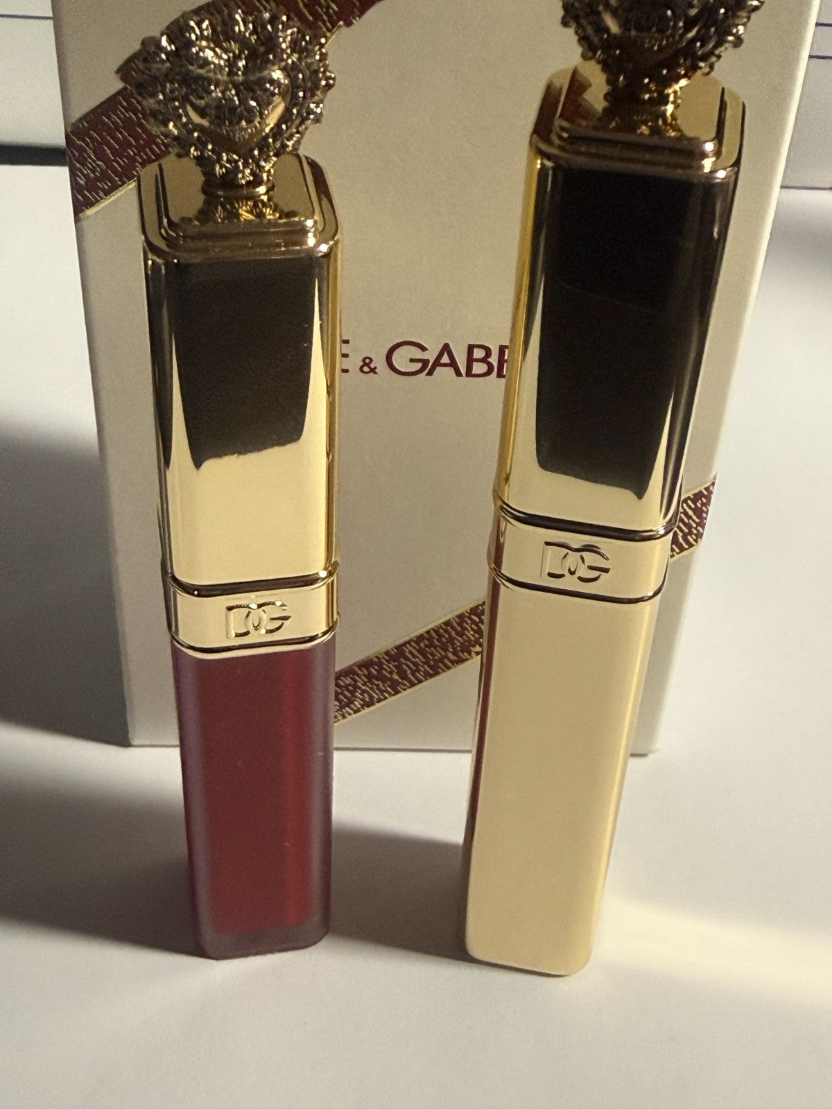 Lip & Eye Makeup Gift Set - Mascara & Liquid Lipstick with Total Black & Devotion Shades