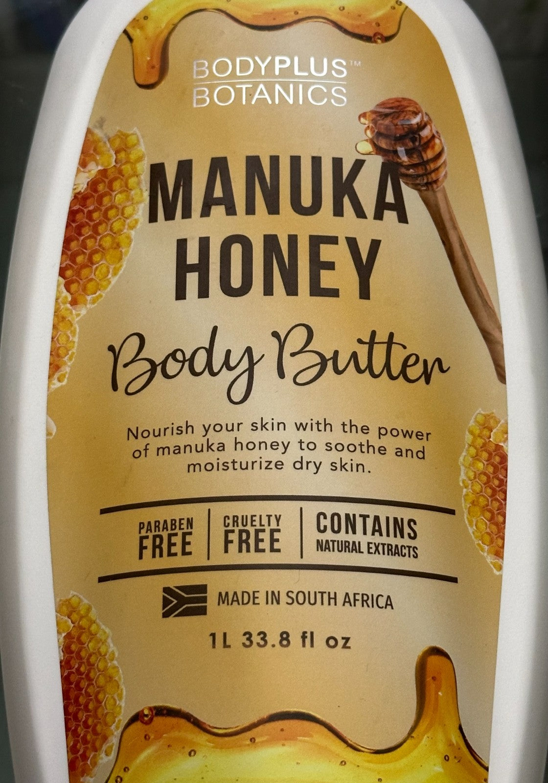 Manuka Honey Body Butter – Moisturizing & Soothing, 1000ml