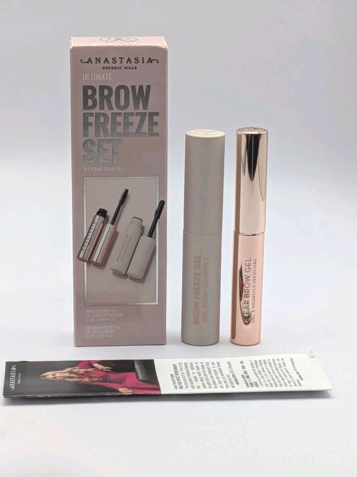 Anastasia Beverly Hills Brow Freeze Set Clear Brow Gel & Travel Kit