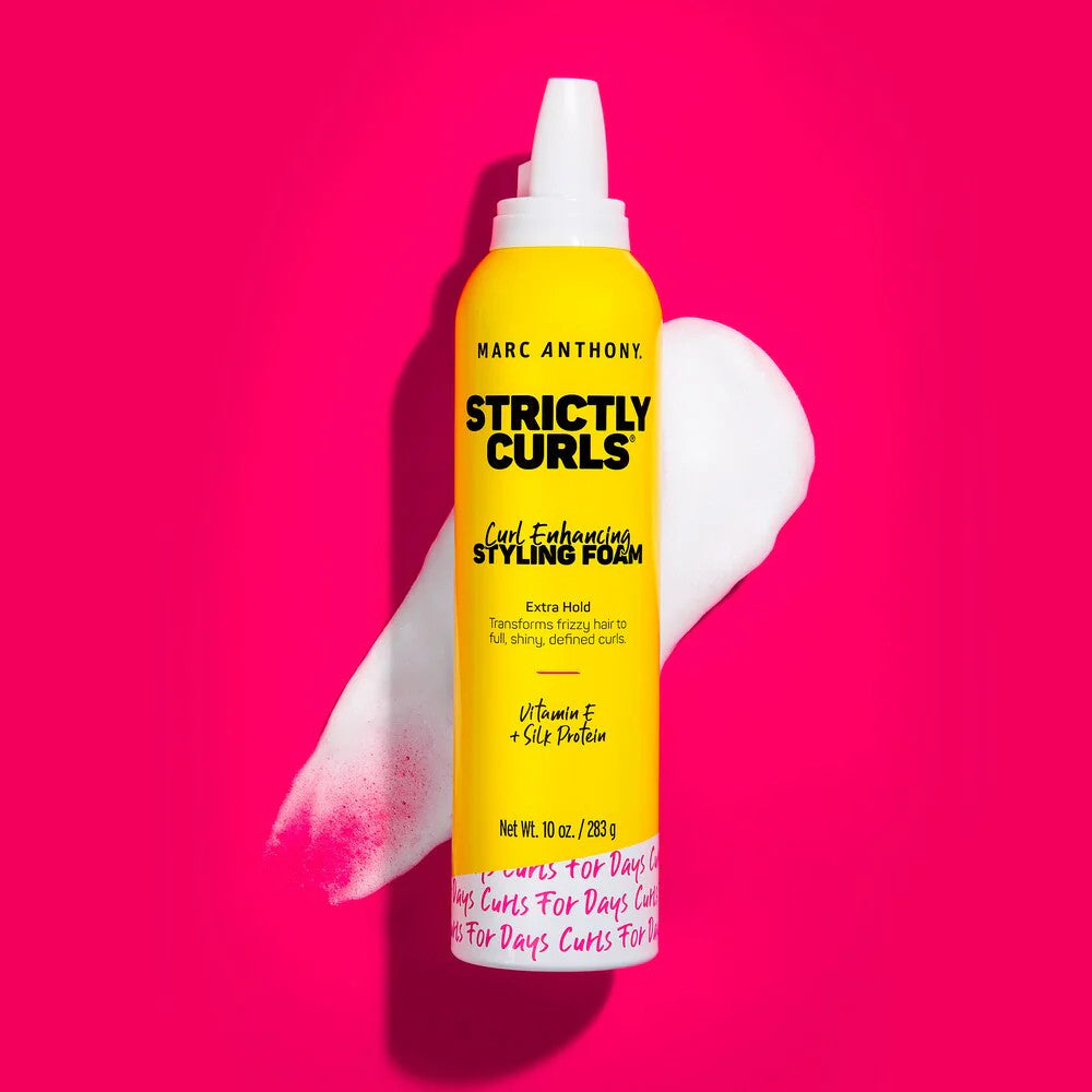 Curl Enhancing Styling Foam with Extra Hold for Fine Hair - 10 OZ