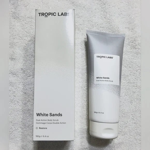 Tropic Labs White Sands Dual-Action Body Scrub 6.4 OZ NEW IN BOX