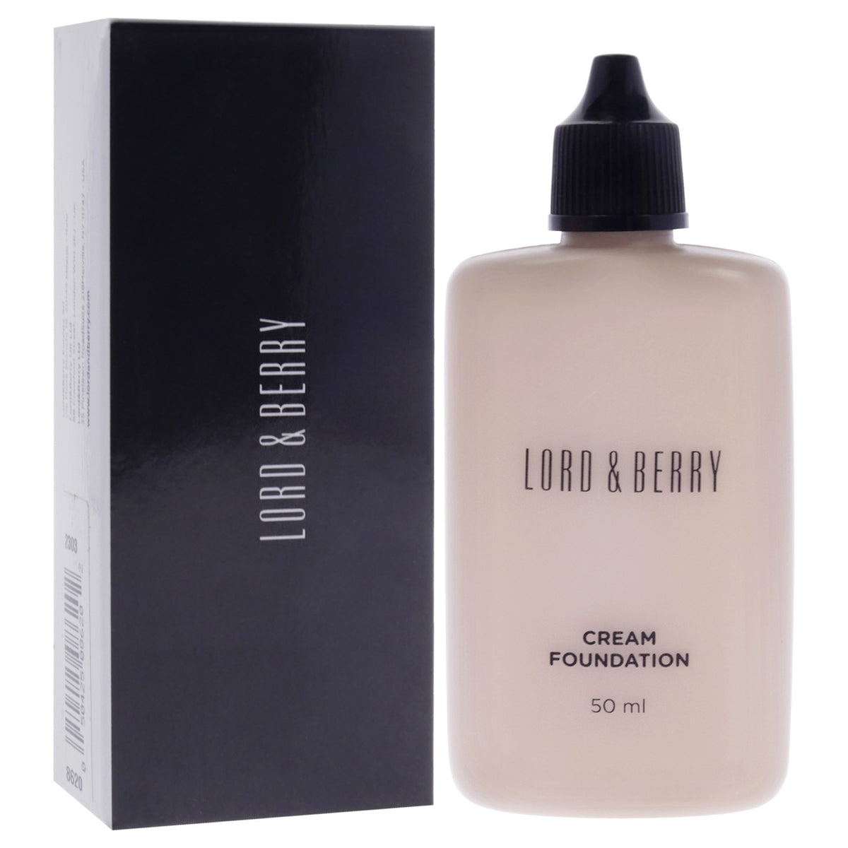 Face Foundation Cream Fluid - Ivory 1.69 oz for Natural Coverage