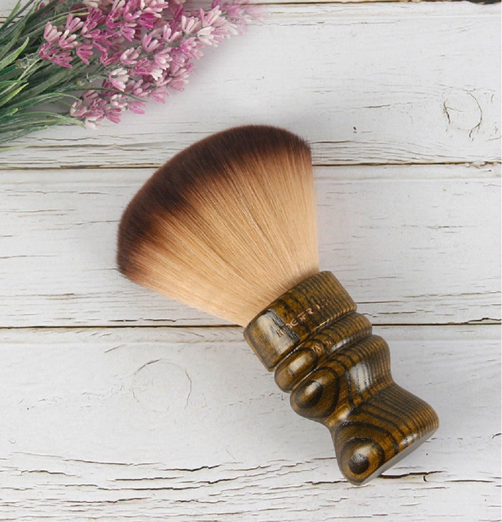 Neck Duster Brush for Haircut & Makeup Powder Removal - Salon & Grooming Tool