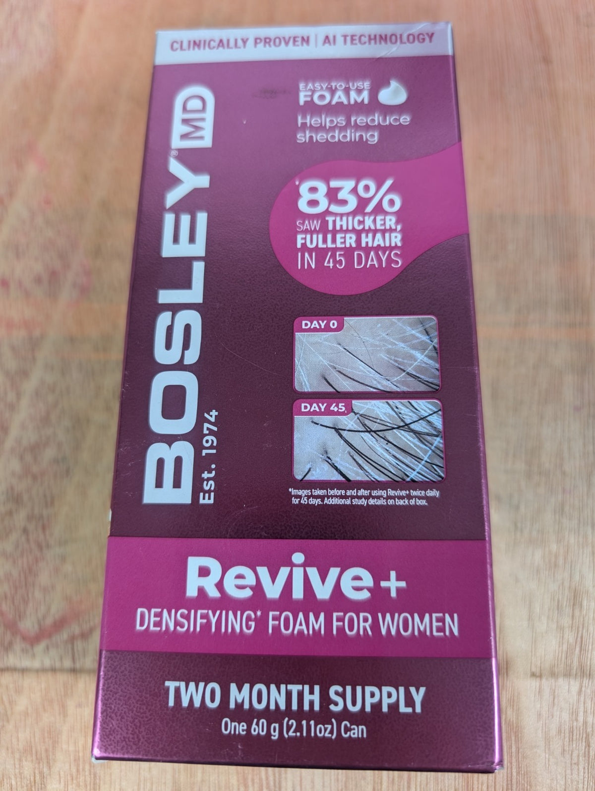 Bosley MD Revive+ Densifying Foam for Women (5-Pack)