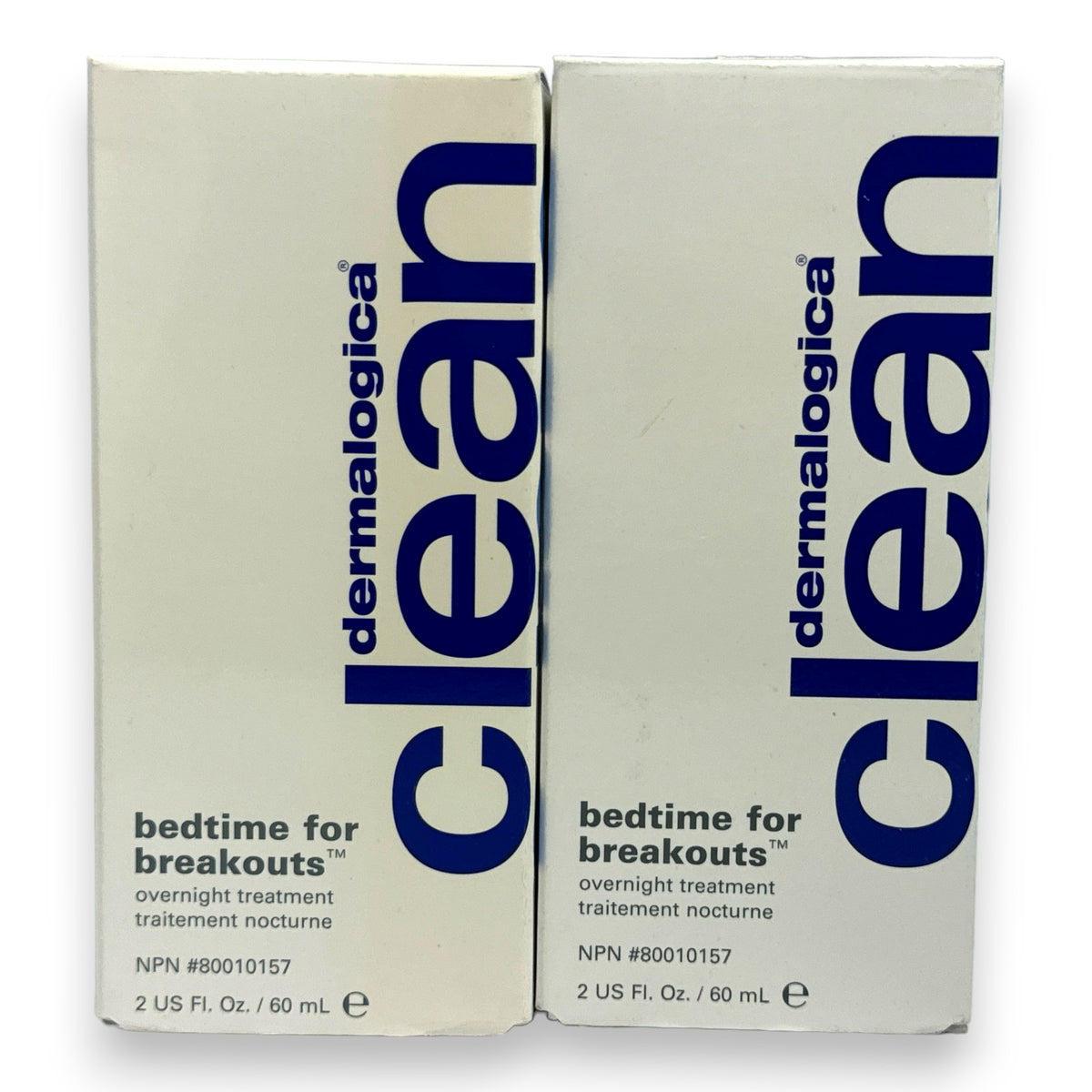 Dermalogica Bedtime For Breakouts Overnight Acne Treatment 2oz Set of 2