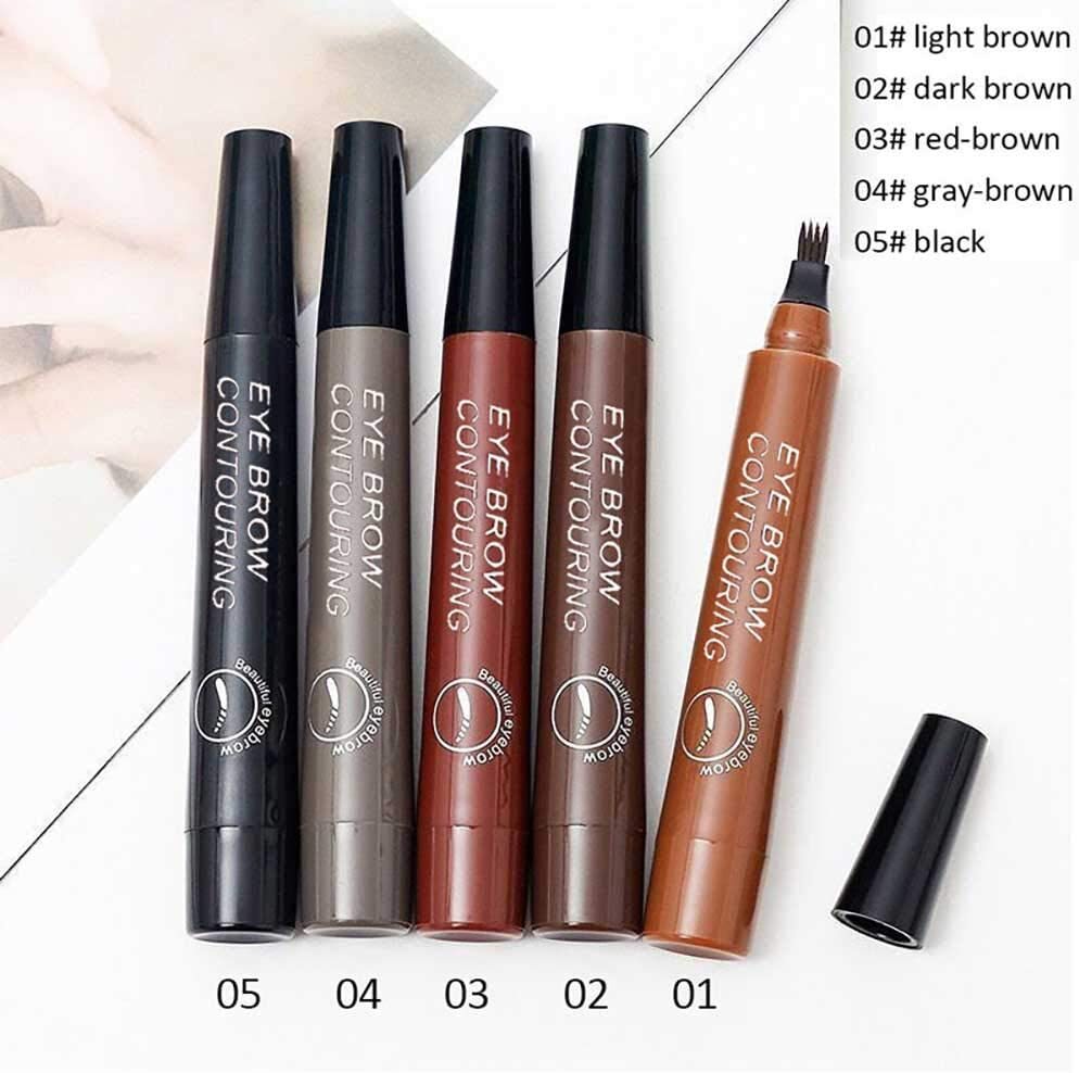 Waterproof Microblading Eyebrow Ink Pen Long Lasting 3D Brow Pencil