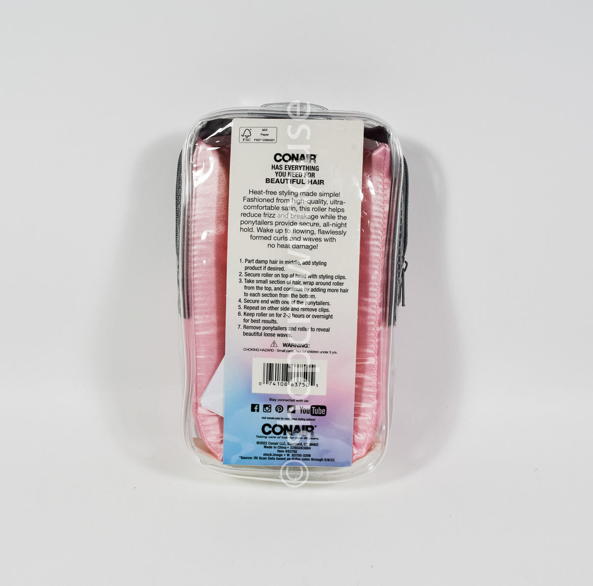 Heatless Wave Roll Set for Sleep - Soft 5-Piece Curlers for Loose Waves