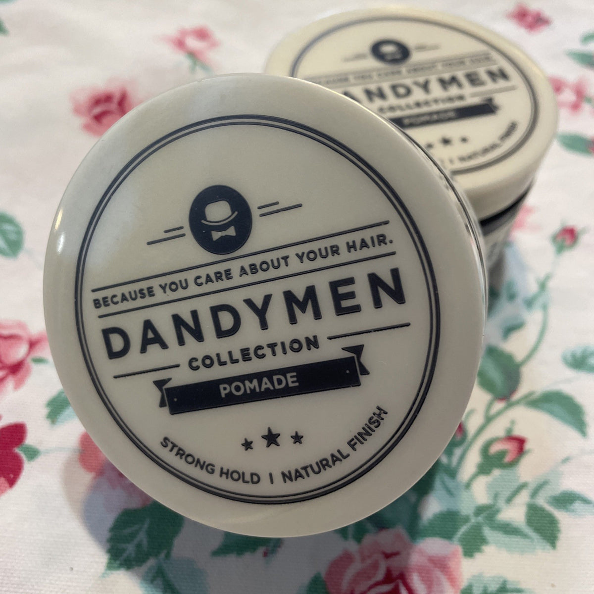 Strong Hold Hair Pomade 3.4 Oz - Dandymen Collection (2 Pack)