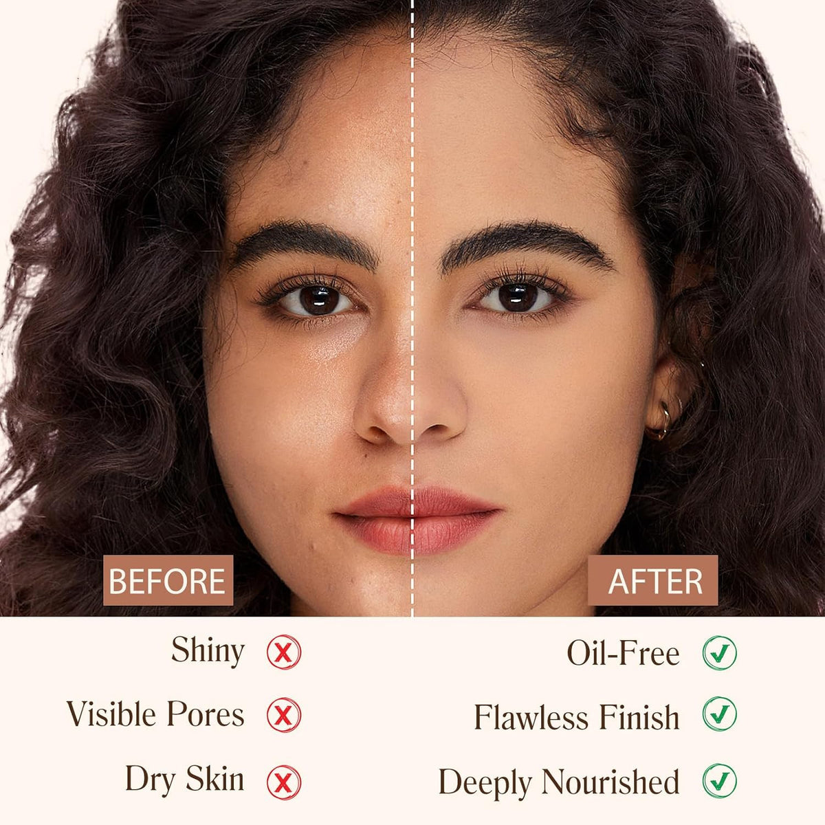 Color Changing Foundation SPF 50+ Longwear Waterproof Hydrating Makeup
