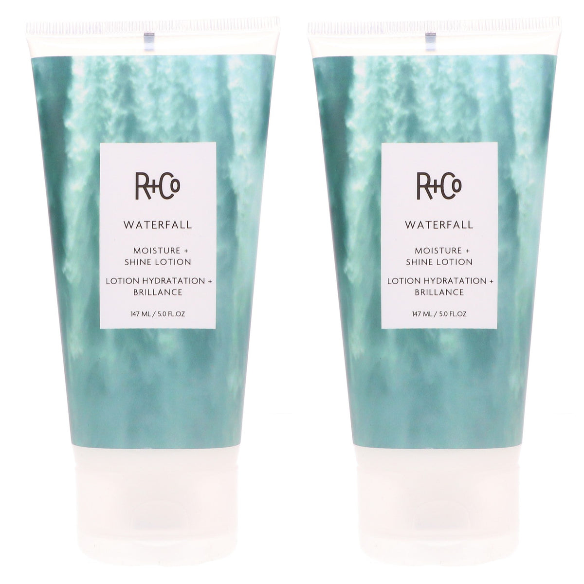 Waterfall Moisture and Shine Hair Lotion 5 oz 2 Pack - Soft, Glossy Finish