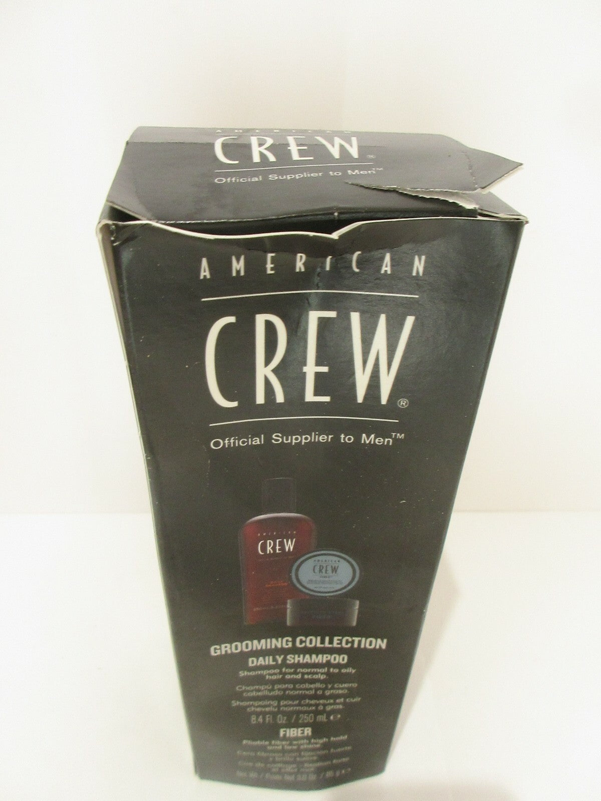 American Crew Grooming SET Daily SHAMPOO 8.4oz & FIBER high hold 3oz