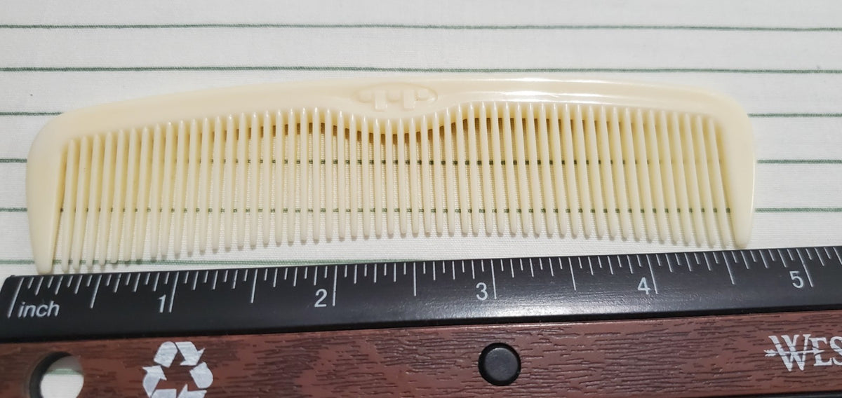 Vintage Tip Top Unbreakable Hair Combs Set - 6 Beige 5-Inch Collectible