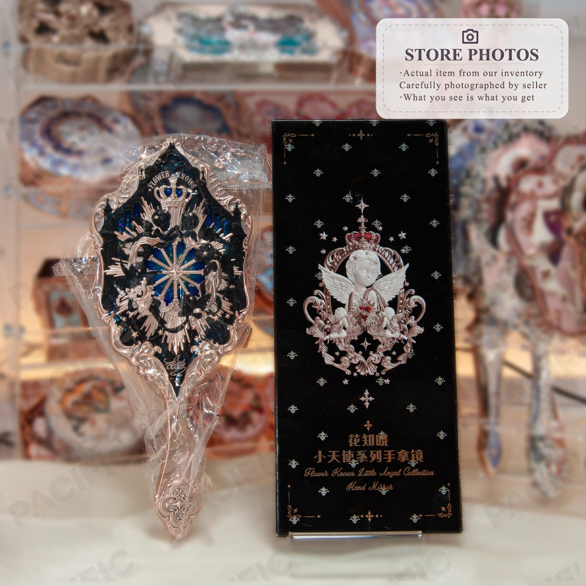 Flower Knows Little Angel Series Hand Mirror - Discontinued Rare Collectible