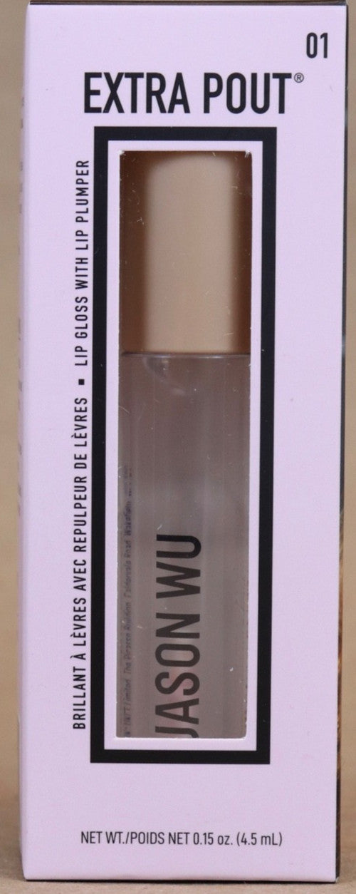 Plumping Lip Gloss with Vitamin E - Clear High Shine Lip Volumizer 0.15 oz