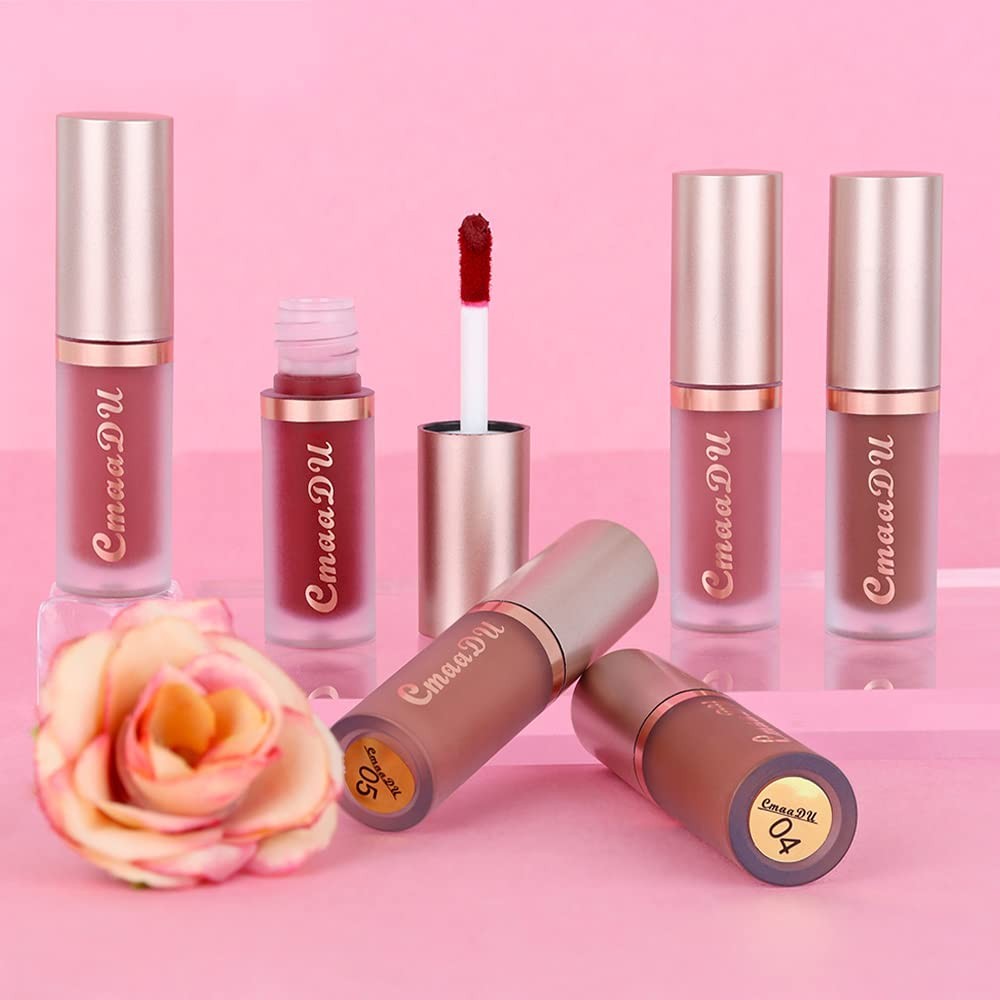 Dark Velvet Matte Lipstick 1 Count - Red 06#