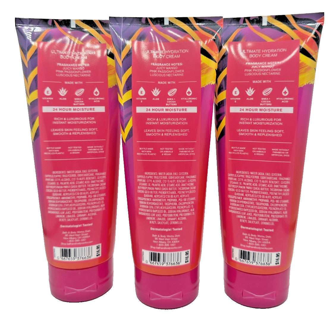 Bath & Body Works Bali Mango Body Cream - 3-Pack, 8 oz each