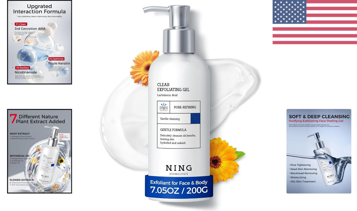7.05oz Korean Peeling Gel with AHA & PHA - Gentle Exfoliation for