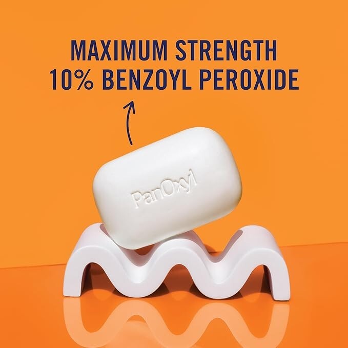 Acne Treatment Bar with 10% Benzoyl Peroxide - Deep Cleansing Pore Minimizer