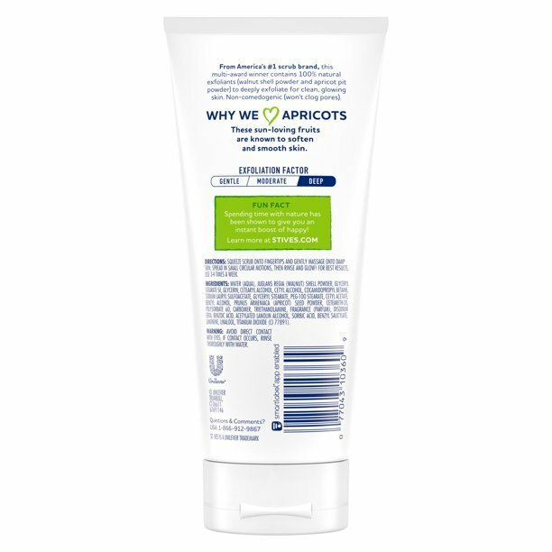 St. Ives Fresh Skin Apricot Scrub Deeply Exfoliates For Smooth Oil