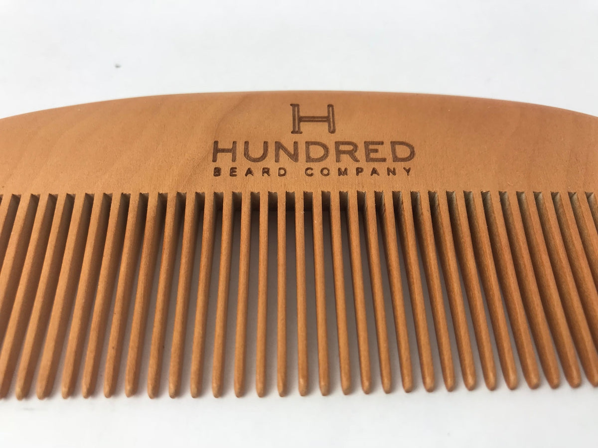 Beard Comb Set in Premium Gift Box - No.2 by Hundred Beard Company, 3 Pack
