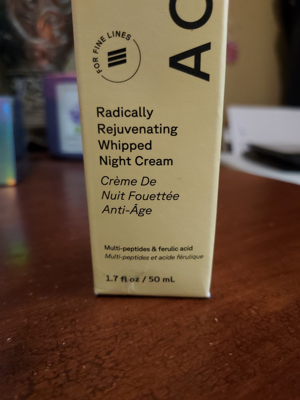 Acure Radically Rejuvenating Night Cream - 1.7 Fl Oz Hydrating Night Moisturizer