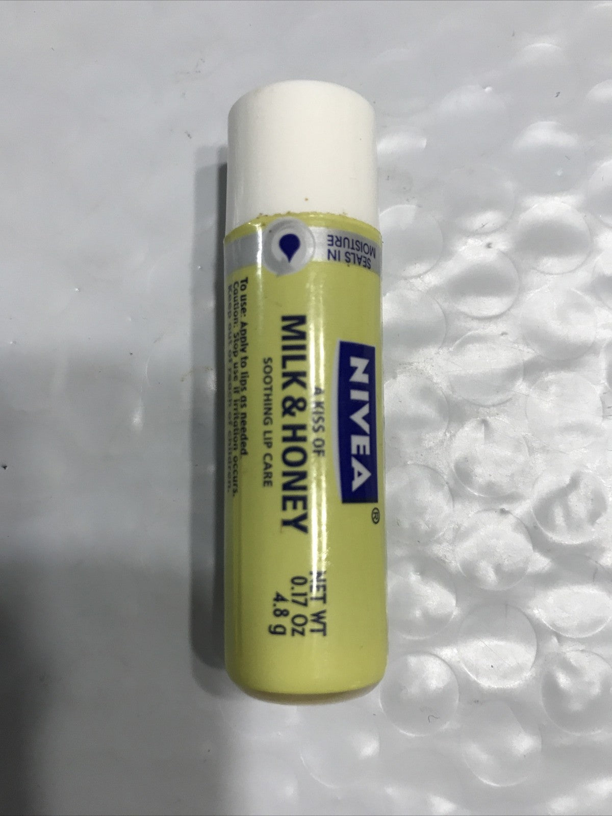 NIVEA Milk & Honey Lip Balm - Soothing Moisturizer for Dry Lips