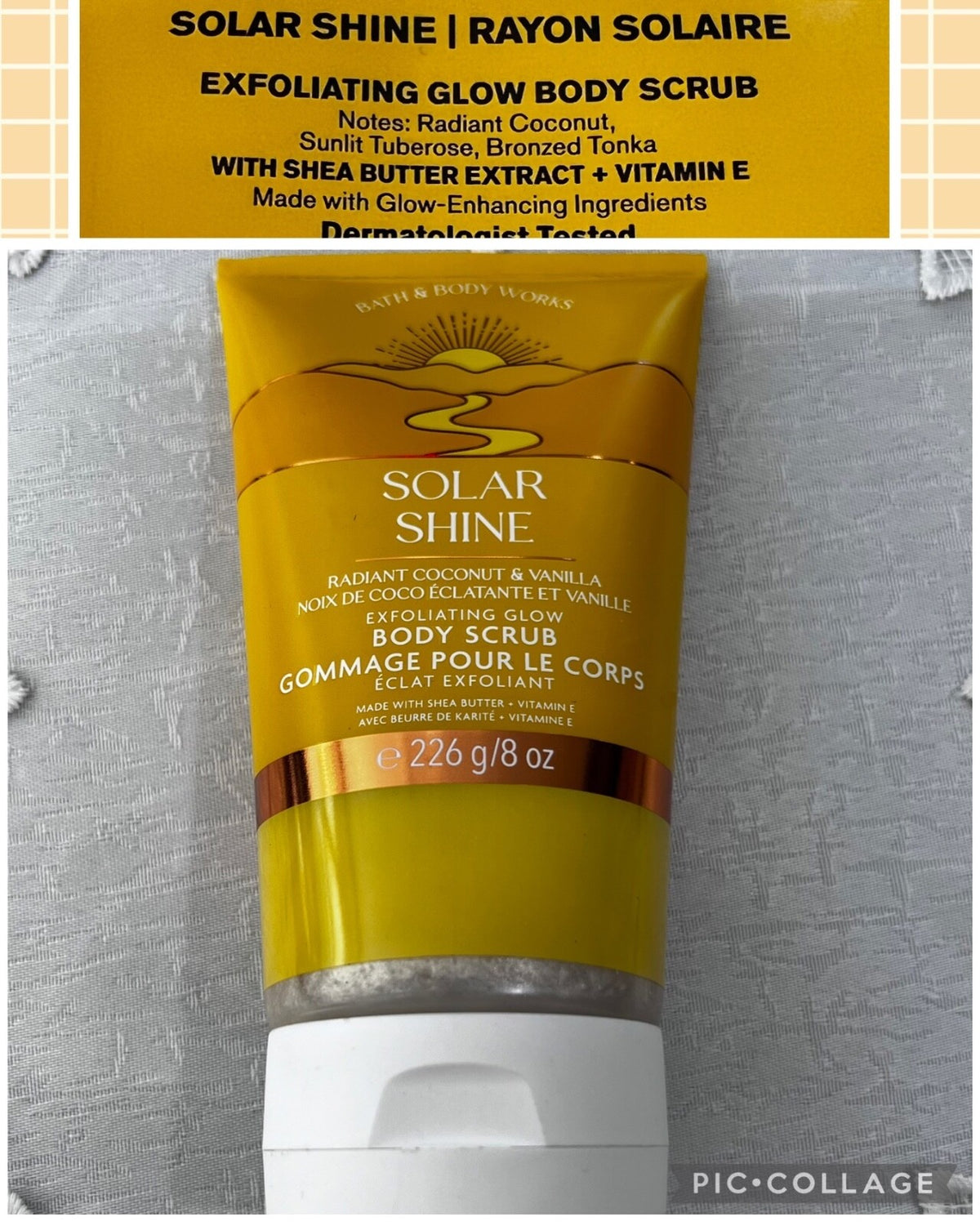 Bath & Body Works Creamy Scrub Exfoliating Glow Shea Vitamin E You