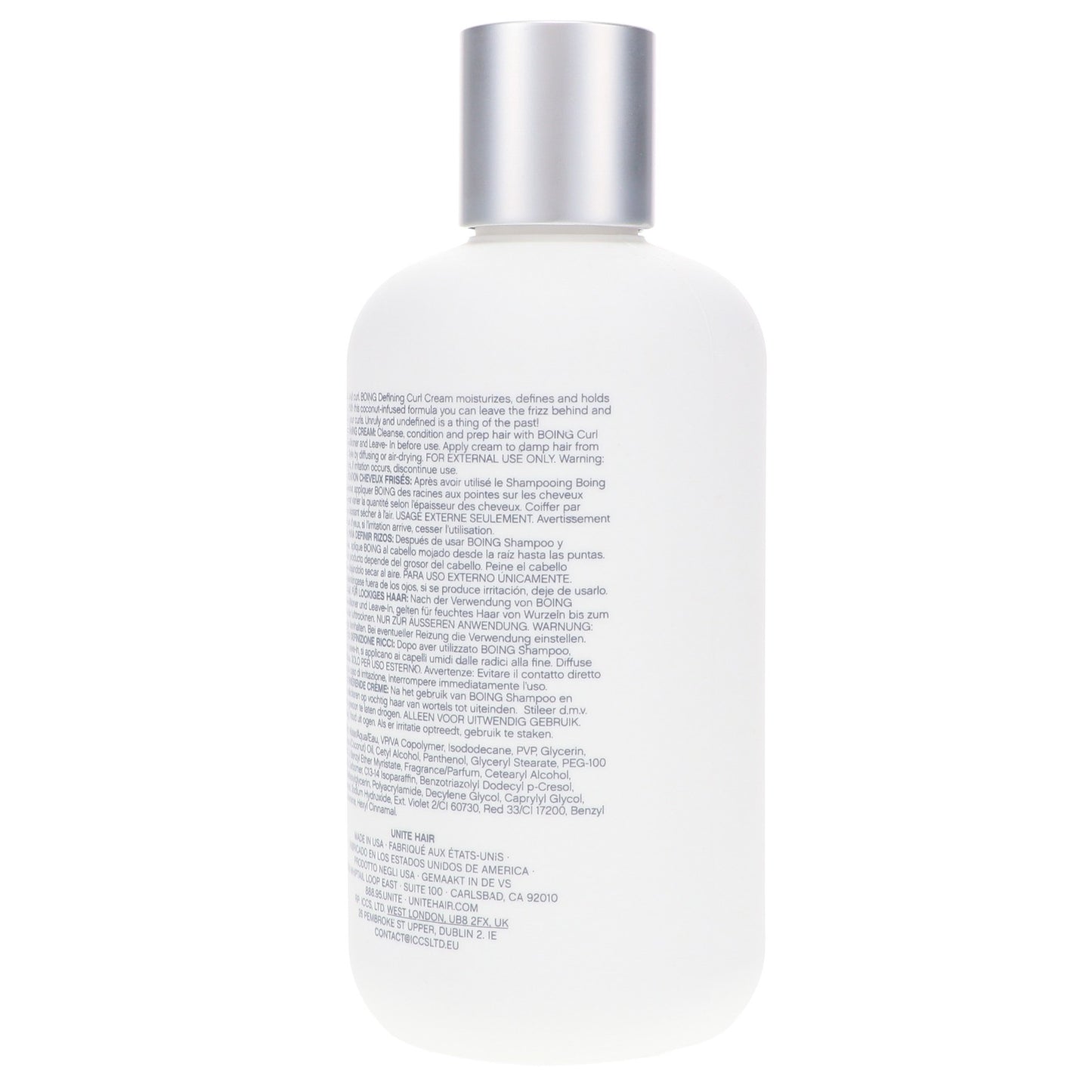 Defining Curl Cream for Curly Hair - Moisturizing & Hold - 8 oz