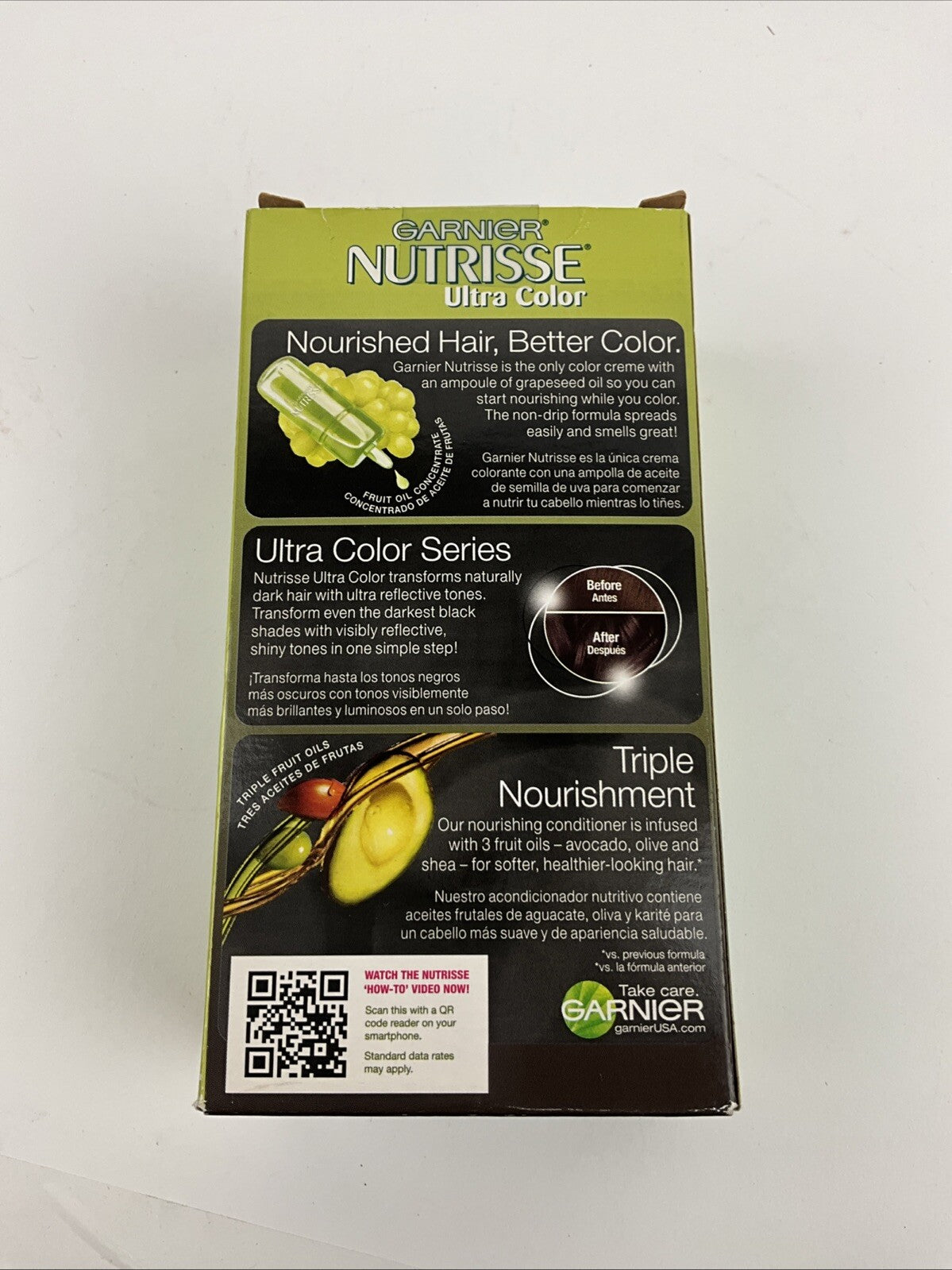 Nutrisse Ultra Color Hair Dye - BL26 Reflective Auburn Black