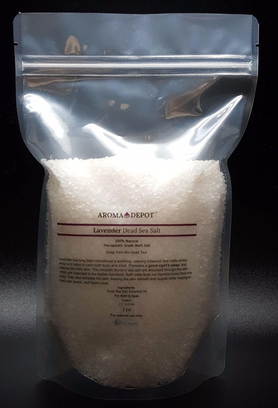 Lavender Detox Bath Salt Soak Purifying Soaking Salts 1oz to 5 lbs