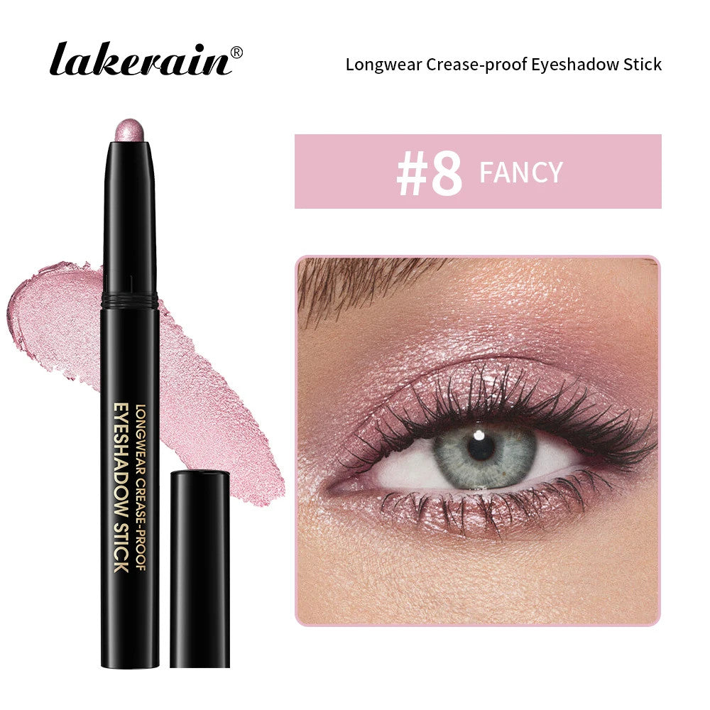 Long Lasting Waterproof Eyeshadow Pencil Set - Glitter, Shimmer & Matte