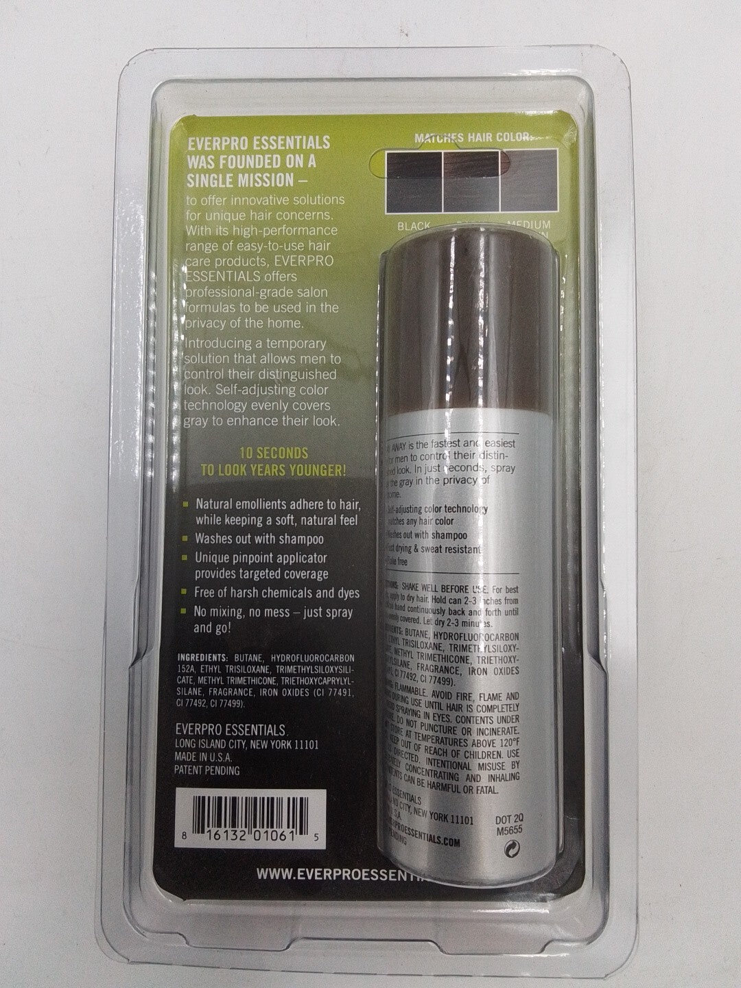 Gray Away Temporary Grey Coverage for Men - 1.5oz