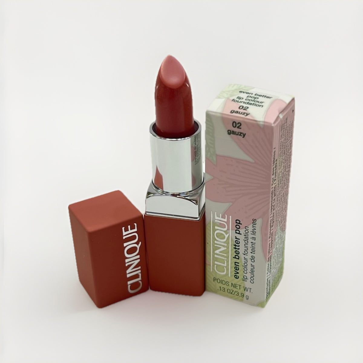 Clinique Even Better Pop Lipstick Lip Colour 01 Eyelet - Bright, Long-Wear Lip Color