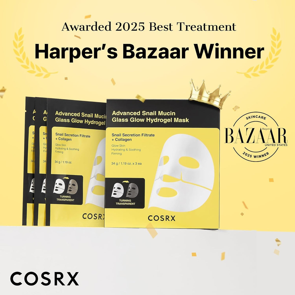 Cosrx Advanced Snail Mucin Hydrogel Face Mask
