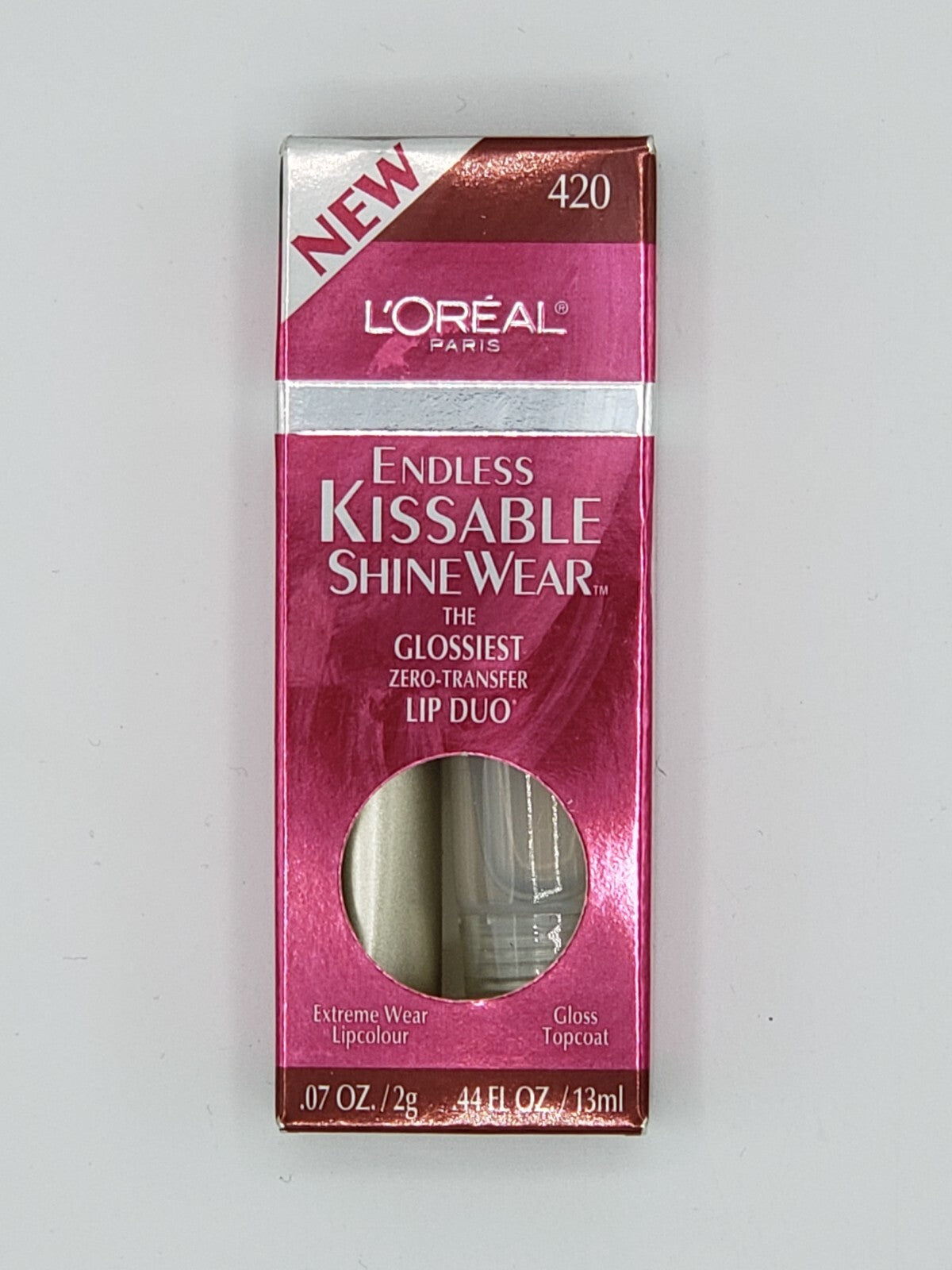 Lip Gloss Duo - Shiny Lip Shine Set in French Toast Shade