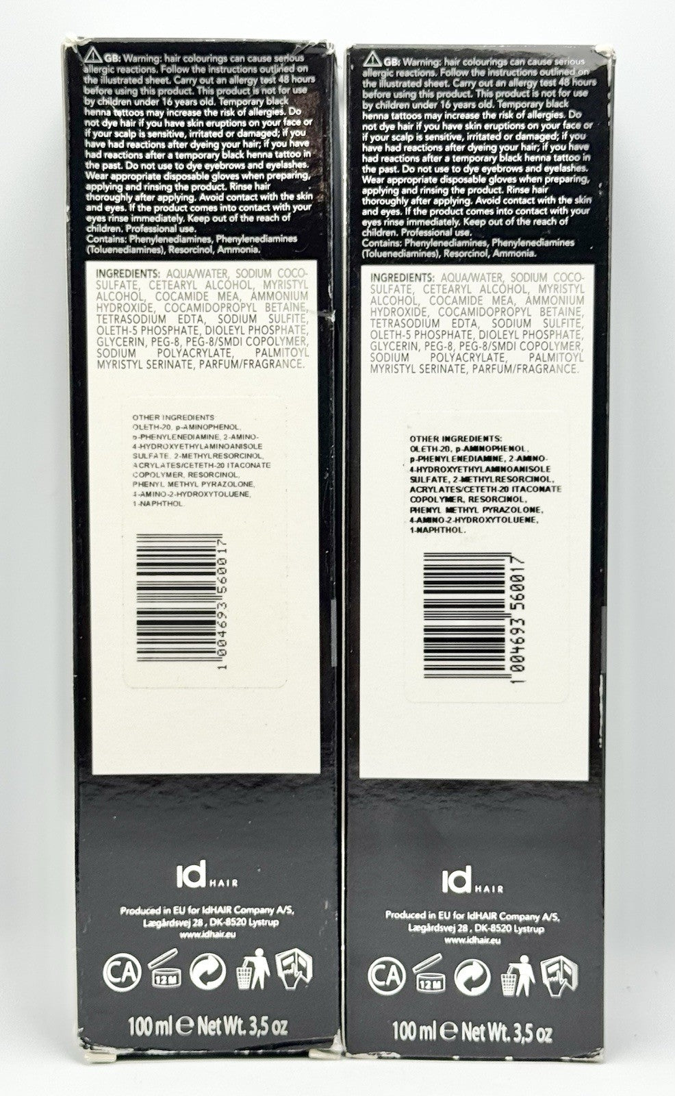 ID HAIR PAINT Permanent Hair Color 8/78 Nutt - 3.5 oz (2 Pack)