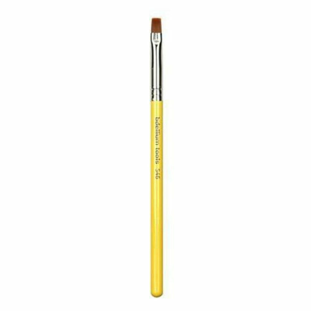 Lip Makeup Brush - Square Flat Tip Vegan Synthetic Bristles, 6.5 Inch