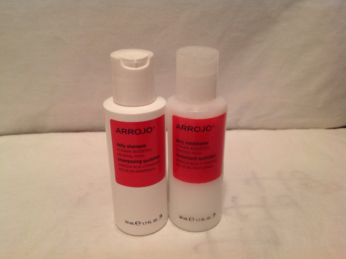 Travel Size Hair Care Duo - Shampoo & Conditioner 1.7 oz - Keeps Hair Clean & Silky
