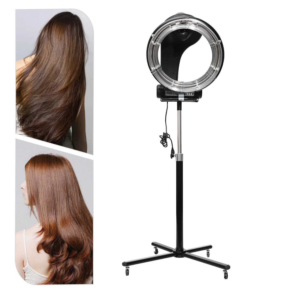 3-in-1 Infrared Hair Dryer & Perming Roller Set for Salon Styling