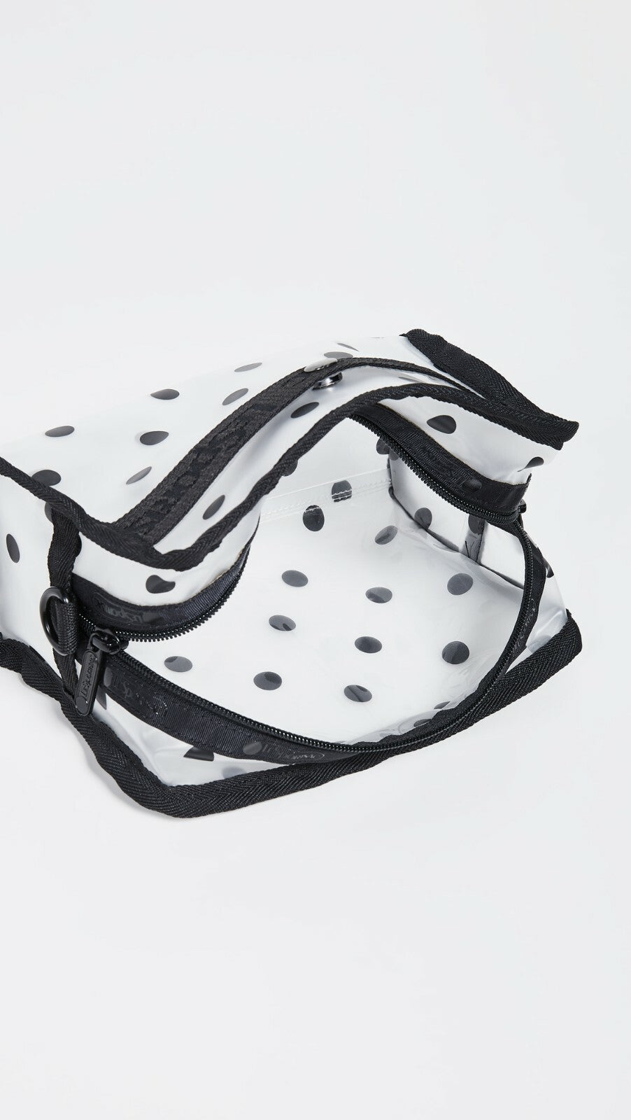 LeSportsac Women's Cosmetic Case Gabrielle Box Black Dot Travel Organizer