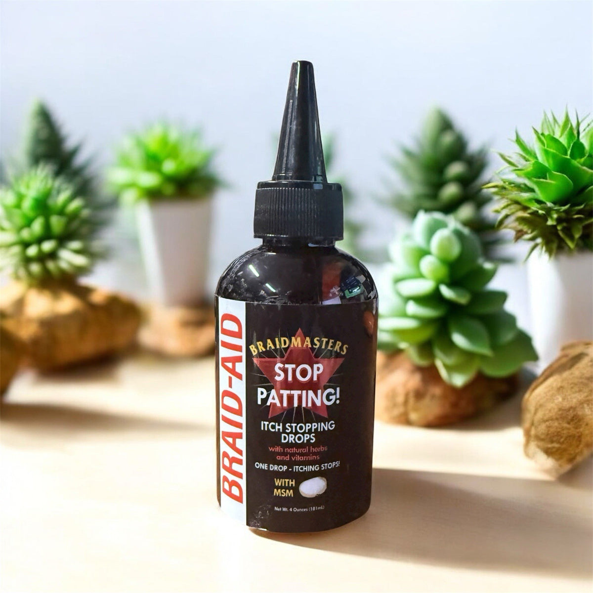 BRAID MASTERS Stop Patting Itch Stopping Drops With Organic Herbs&