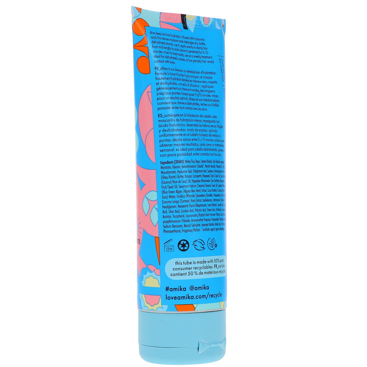 Hydrating Hair Mask with Hyaluronic Acid & Squalane - 3.3 oz